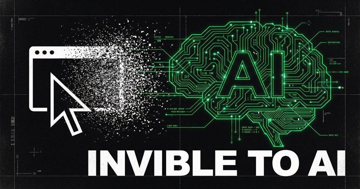 Website dissolving into static while AI brain circuit ignores it — LinkDaddy GEO